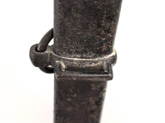 Scheide für einen Infanterie Offizierdegen IOD89. Originallack, Gesamtlänge 79cm