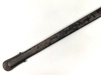 Scheide für einen Infanterie Offizierdegen IOD89. Originallack, Gesamtlänge 79cm