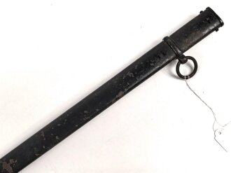 Scheide für einen Infanterie Offizierdegen IOD89. Originallack, Gesamtlänge 79cm
