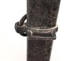 Scheide für einen Infanterie Offizierdegen IOD89. Originallack, Gesamtlänge 79cm
