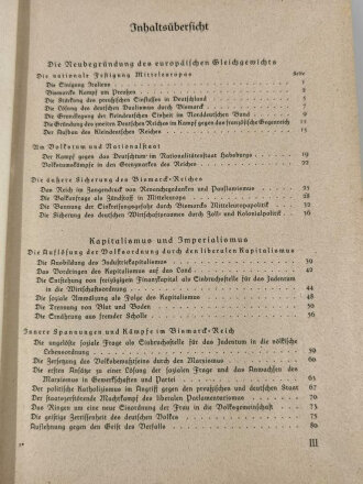 "Geschichte 8. Klasse Oberschulen/Gymnasien", Walther Gehl, Breslau, 1940, 258 Seiten