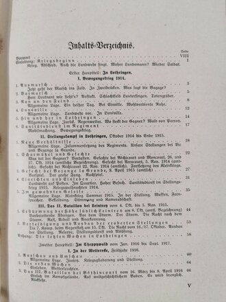 "Das Württembergische Landw.-Inf.-Regiment Nr. 122 im Weltkrieg 1914-18", Stuttgart, 1923, 203 Seiten, 1 Übersichtskarte 11 Skizzen