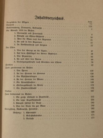 Württemberg "Das Infanterie-Regiment "Kaiser Friedrich, König von Preußen (7.Württ.) Nr. 25 im Weltkrieg 1914-18", Stuttgart, 1923, 278 Seiten, 71 Skizzen und 2 Ansichtsskizzen im Anhang, Einband etwas lose