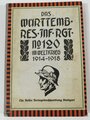 "Das Württembergische Reserve-Infanterie-Regiment Nr. 120  im Weltkrieg 1914-18", Stuttgart, 1920, 159 Seiten, 21 Skizzen 2 Übersichtskarten im Anhang