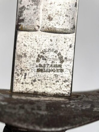 Säbel ohne Scheide ,Hersteller Weyersberg Solingen,  ungereinigtes Stück