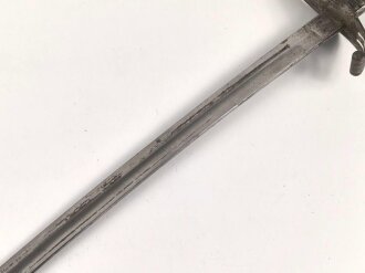 Säbel ohne Scheide ,Hersteller Weyersberg Solingen,  ungereinigtes Stück
