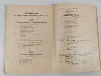 Württemberg "Ehrentafel des Inf.-Regts-Kaiser Friedrich König von Preußen (7.Württ.) Nr. 125 Namentliches Verzeichnis der im Weltkriege 1914-18 gefallenen über 4000 Offiziere, Unteroffiziere und Mannschaften, Stuttgart 1923, 87 Seiten