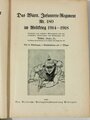 "Das Württ. Infanterie-Regiment Nr. 180  im Weltkrieg 1914-18", Stuttgart, 1921, 167 Seiten, kein Anhang vorhanden