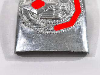 Koppelschloss für Angehörige der Hitlerjugend in sehr gutem Zustand, Aluminium, Hersteller M4/38