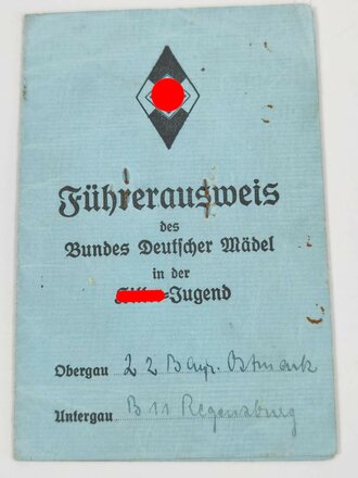 Mitglieds - und Führerausweis für den Bund...