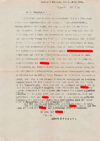 Umfangreicher Papiernachlass eines Hitler Jugend Führers aus Bochum, der bereits 1932 in die Hitlerjugend eintrat.