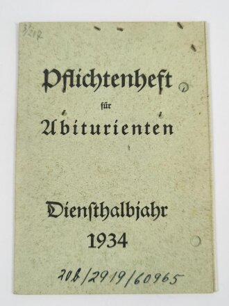 Umfangreicher Papiernachlass eines Hitler Jugend Führers aus Bochum, der bereits 1932 in die Hitlerjugend eintrat.