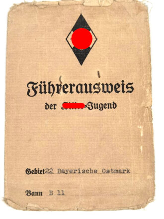 Umfangreicher Nachlass eines Hitler Jugend Streifendienst Führers aus Regensburg