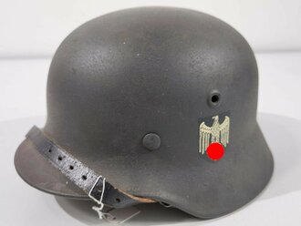 Heer, Stahlhelm Modell 1940. Zusammengehöriges, ungetragenes Stück