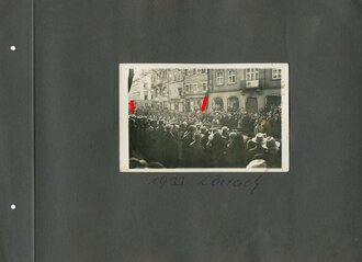 Konvolut Fotos eines Angehörigen der SA, unter anderem Reichsparteitag Nürnberg. Insgesamt 53 Fotos mit Uniformierten