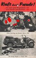Großbritannien 2. Weltkrieg, Flugblatt G.62 "Kraft durch Freude !", gelocht, über DIN A5