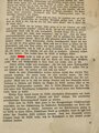 NSV "Schriften zu Deutschlands Erneuerung" Nr. 122 1940, stark gebraucht, 16 Seiten