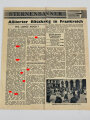 U.S.A. "Sternenbanner" Flugblatt USG 48, 9.August 1944, 2-seitig, über DIN A4, geknickt
