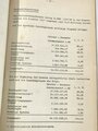 NSV "Statistik der Nationalsolzialistischen Volkswohlfahrt und des Winterhilfswerkes" 1937, stark gebraucht, 34 Seiten