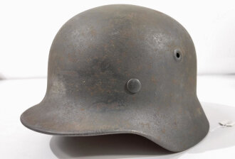 Heer, Stahlhelm Modell 1940. Originallack, zusammengehöriges Stück , Glockengrösse 64