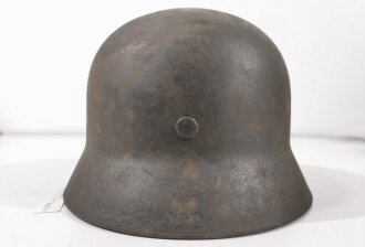 Heer, Stahlhelm Modell 1940. Originallack, zusammengehöriges Stück , Glockengrösse 64