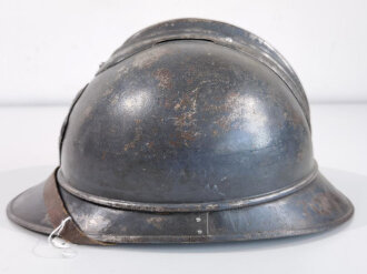 Frankreich 1.Weltkrieg, Stahlhelm Modell Adrian. Originallack