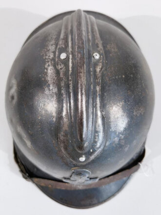 Frankreich 1.Weltkrieg, Stahlhelm Modell Adrian. Originallack