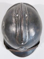 Frankreich 1.Weltkrieg, Stahlhelm Modell Adrian. Originallack