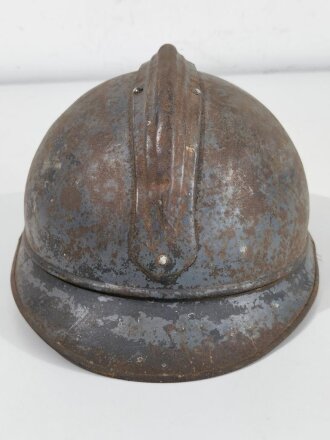 Frankreich 1.Weltkrieg, Stahlhelm Modell Adrian. Originallack