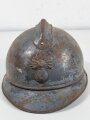 Frankreich 1.Weltkrieg, Stahlhelm Modell Adrian. Originallack