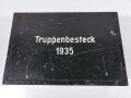 "Truppenbesteck 1935" Wehrmacht . Originallack, guter Gesamtzustand, nicht auf Vollständigkeit geprüft