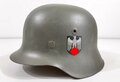 Heer, Stahlhelm Modell 1942. Komplett überarbeitetes Stück, nur die Glocke original