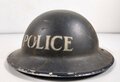 Grossbritannien " Police" Stahlhelm datiert 1941, Originallack