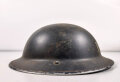 Grossbritannien " Police" Stahlhelm datiert 1941, Originallack