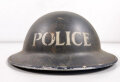 Grossbritannien " Police" Stahlhelm datiert 1941, Originallack