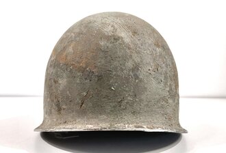U.S. WWII fix bale helmet shell , original paint