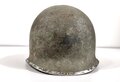 U.S. WWII fix bale helmet shell , original paint
