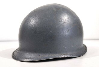 U.S. Vietnam era steel helmet, possibly Navy.  Rear seam...