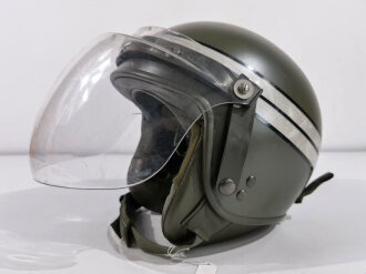 Frankreich, Motorradhelm Polizei oder Militär, datiert 1990, Kopfgrösse 57,  guter Zustand