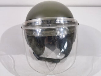 Frankreich, Motorradhelm Polizei oder Militär, datiert 1990, Kopfgrösse 57,  guter Zustand