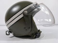 Frankreich, Motorradhelm Polizei oder Militär, datiert 1990, Kopfgrösse 57,  guter Zustand