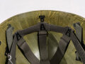 U.S. Army Liner parachutists helmet, dated 1983. Including a sweatband and cotton chinstrap. Unused