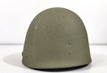 U.S. Army Liner parachutists helmet, dated 1983. Including a sweatband and cotton chinstrap. Unused