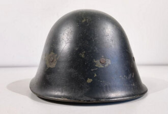 Stahlhelm Niederlande M38 Nederlandse Spoorwegen ( Bahn ), original lackiert