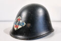 Stahlhelm Niederlande M38 Nederlandse Spoorwegen ( Bahn ), original lackiert