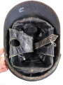 Frankreich, Stahlhelm für Panzertruppen Modell 1935.  Blauer Originallack