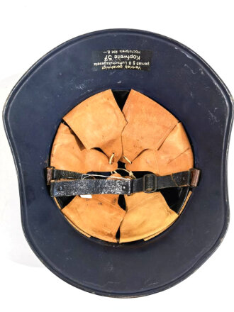 Luftschutz Stahlhelm in gutem Zustand, zusammengehöriges Stück, Originallack