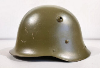 Bulgarien Stahlhelm M36C , Originallack, so bis in die 80iger Jahre getragen