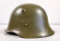 Bulgarien Stahlhelm M36C , Originallack, so bis in die 80iger Jahre getragen