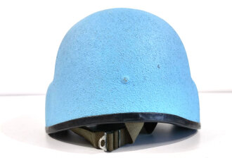 Frankreich, ballistischer Helm datiert 1993, UN blau lackiert. Versand nur innerhalb Deutschland